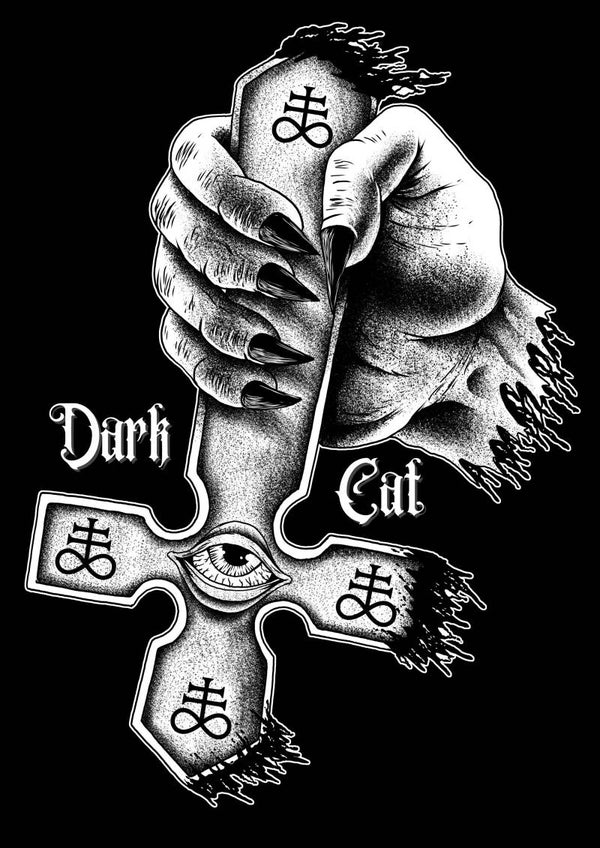 Poster croix satanique