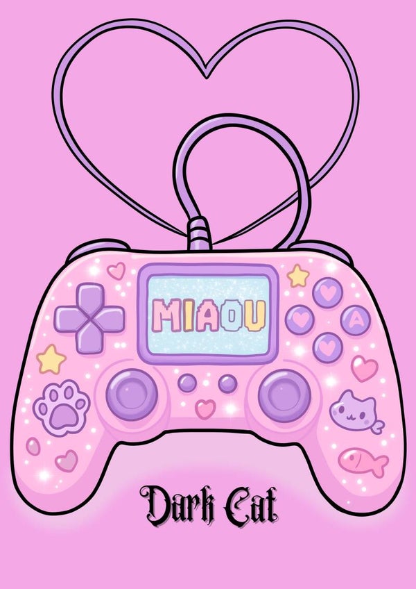 Poster geek pink