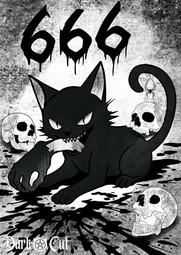 Poster chat  cannibale