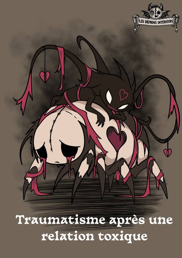 Poster traumatisme après une relation toxique