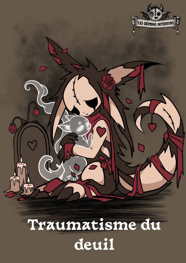 Poster traumatisme du deuil