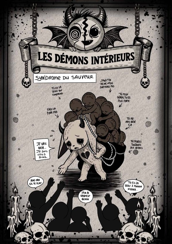 Poster syndrome du sauveur
