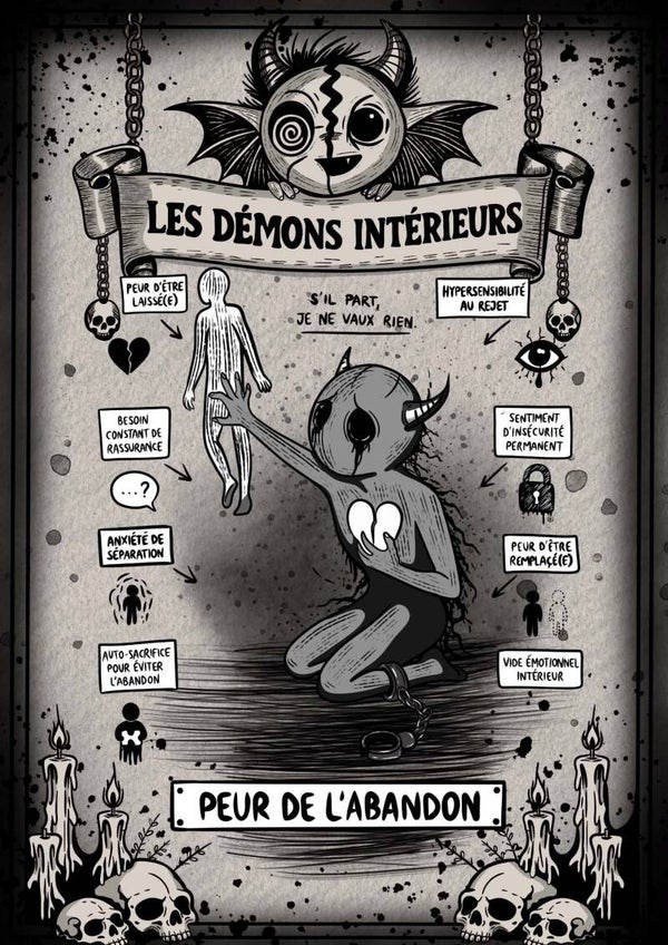 Poster peur de l'abandon