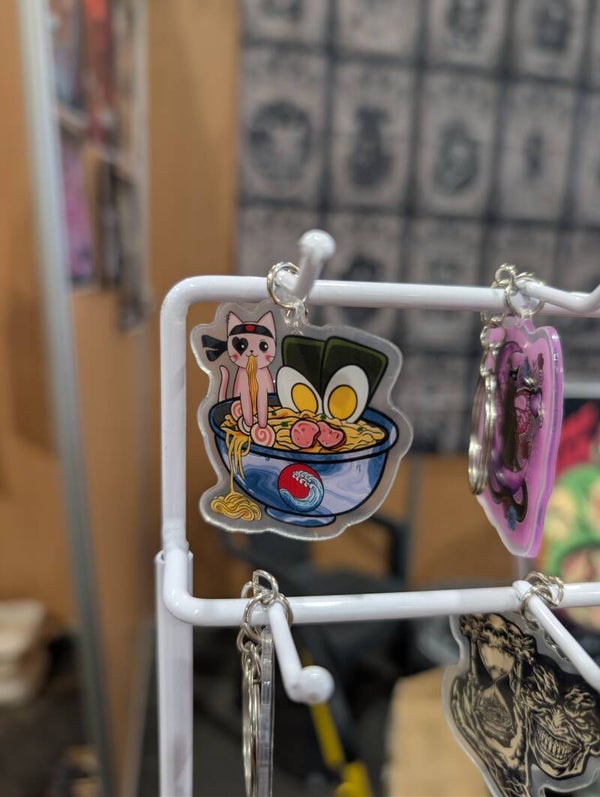 Porte clés chat japonais