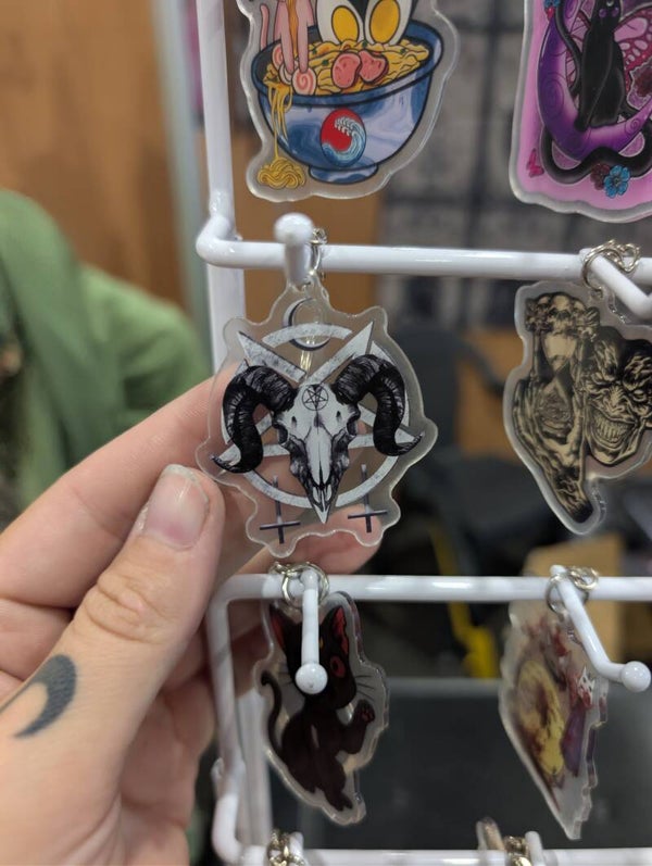Porte clés satan