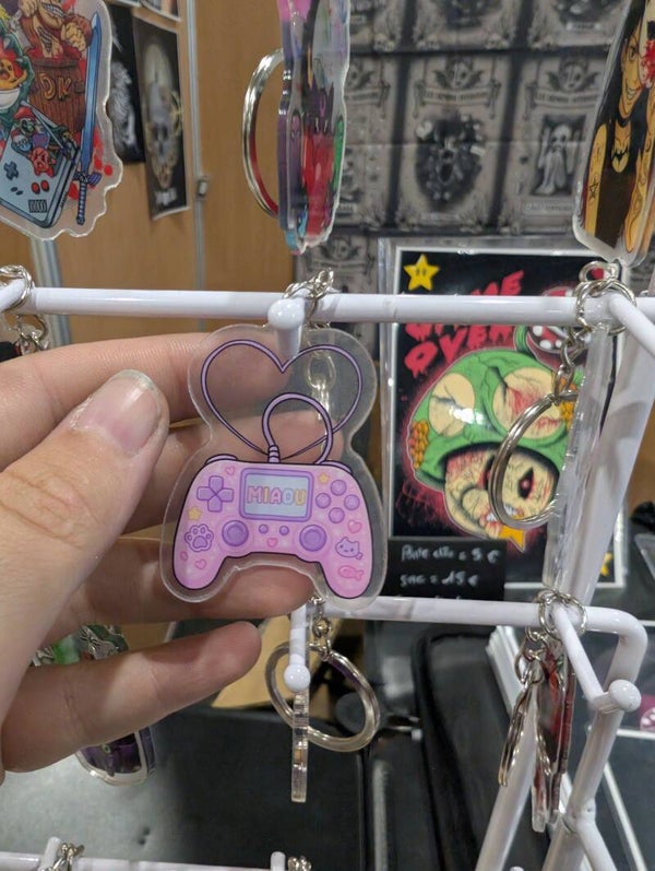 Porte clés manette