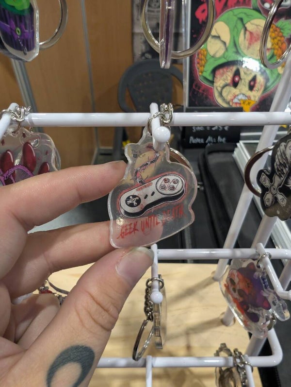Porte clés geek