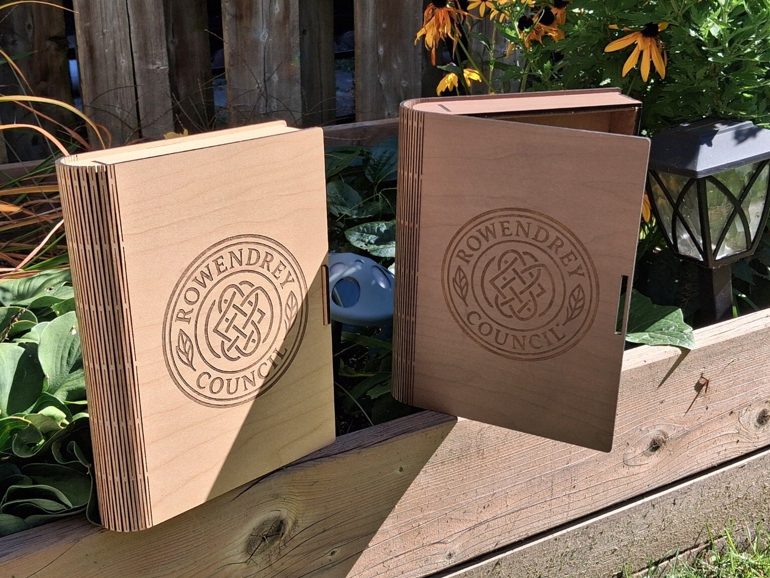 Gift subscription box with parchment letters and seal from Rowendrey