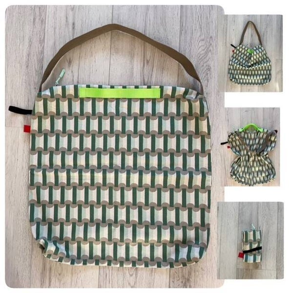 Canvas shopper Jill groen