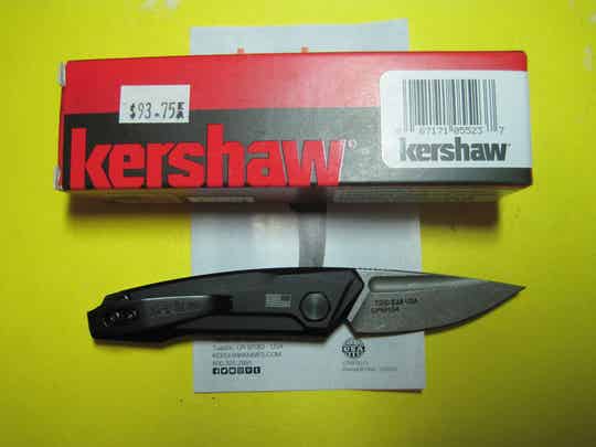 Kershaw Launch 9 Automatic Knife Black (1.8" Working Finish) 7250