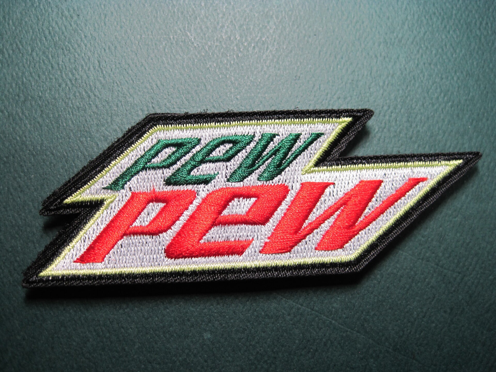 PEW PEW SHOOTER MORALE PATCH HOOK BACK