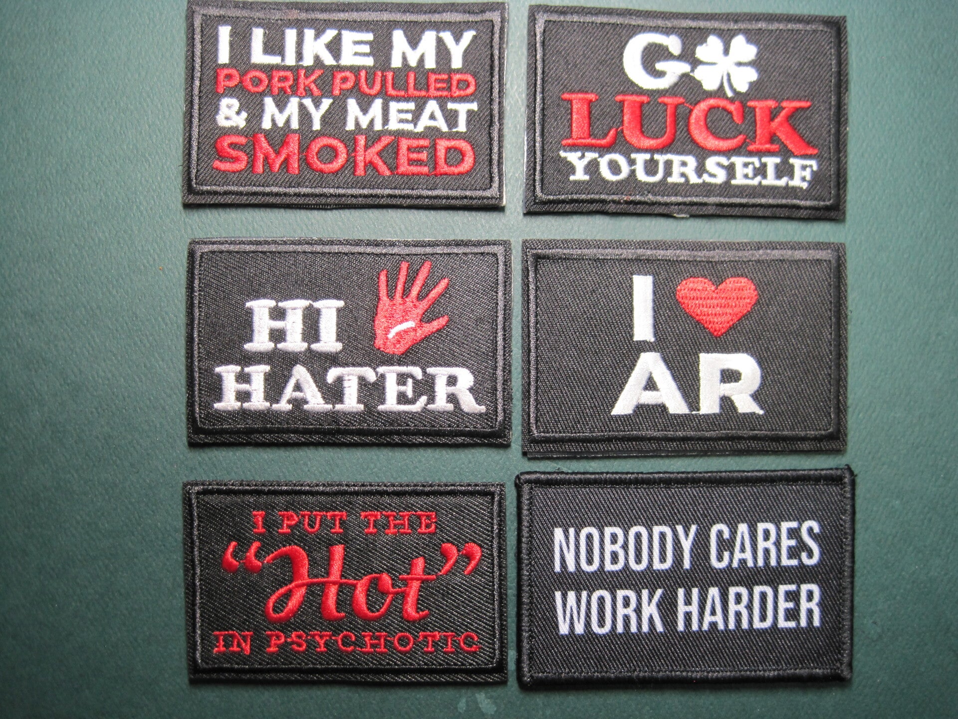 FUN PATCH ASSORTMENT! YOUR CHOICE! LOOK! HOOK BACK!