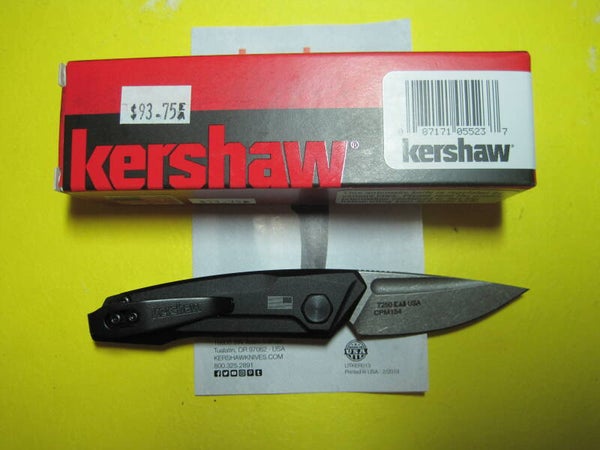 Kershaw Launch 9 Automatic Knife Black (1.8" Working Finish) 7250