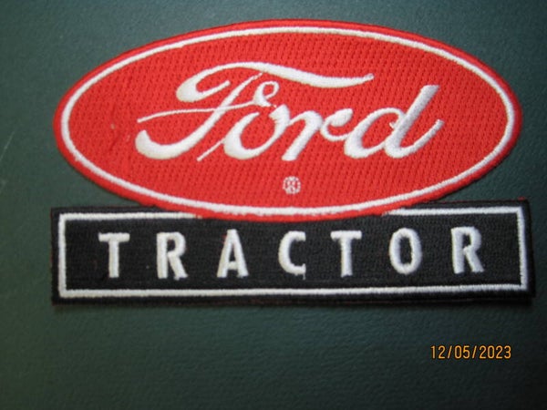 FORD TRACTOR CREST PATCH (BLEMISHED) IRON ON / SEW ON