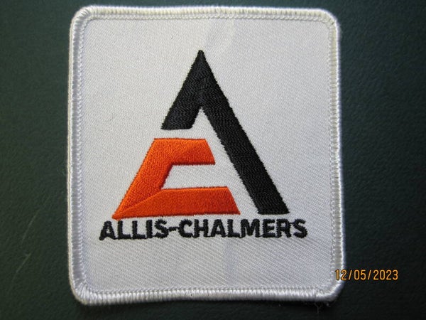 ALLIS - CHALMERS TRACTOR PATCH CREST SIZE IRON ON / SEW ON