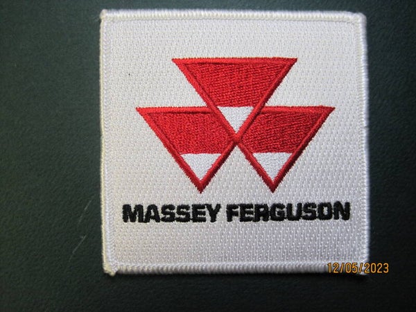 MASSEY FERGUSON TRACTOR PATCH CREST SIZE IRON ON / SEW ON