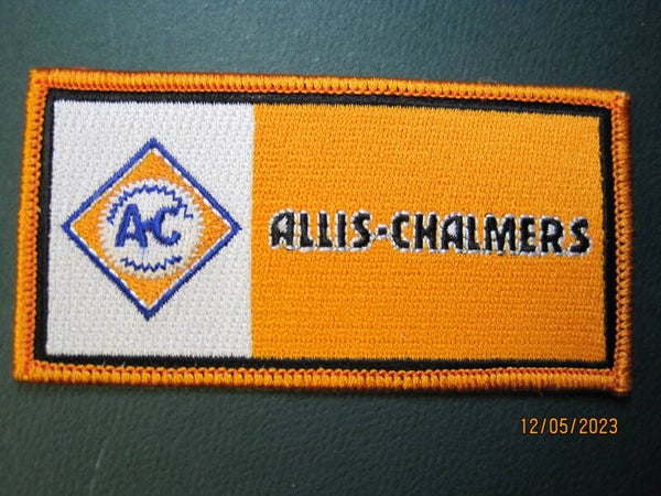 ALLIS - CHALMERS TRACTOR PATCH VINTAGE STYLE IRON ON / SEW ON