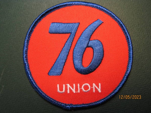 76 UNION GASOLINE PATCH CREST SIZE IRON ON / SEW ON