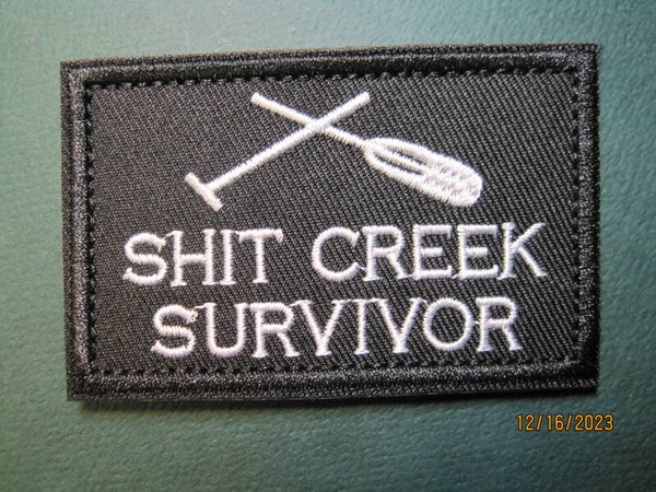 SHIT CREEK SURVIVOR MORALE PATCH HOOK BACK