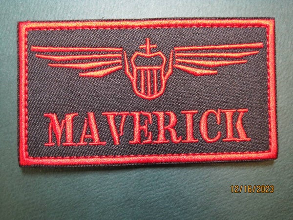 TOP GUN "MAVERICK" MORALE PATCH HOOK BACK