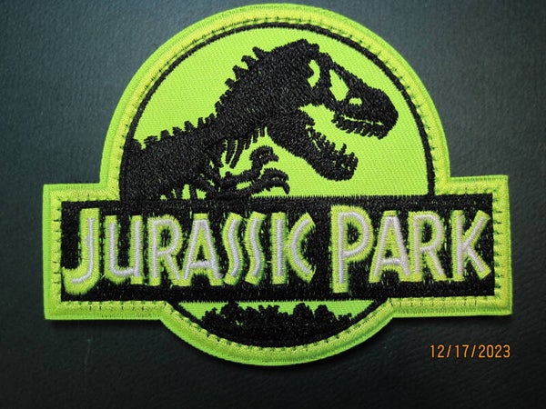 JURASSK PARK MORALE PATCH (GREEN) HOOK BACK