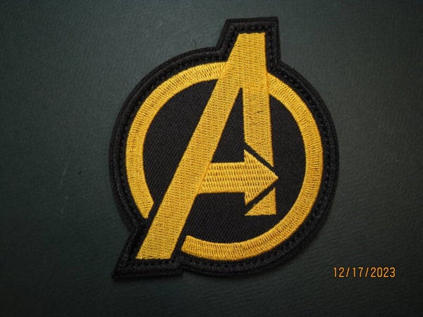 AVENGERS LOGO MORALE PATCH HOOK BACK