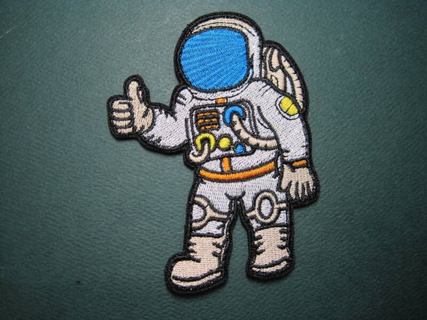 NASA ASTRONAUT "THUMBS UP" PATCH HOOK BACK