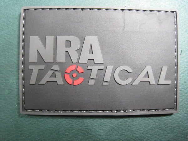 NRA TACTICAL MORALE PATCH PVC HOOK BACK