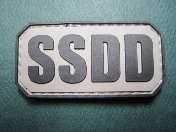 SAME SHIT DIFFERENT (SSDD) MORALE PATCH PVC HOOK BACK
