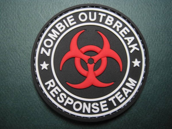 ZOMBIE OUTBREAK RESPONSE TEAM PATCH PVC HOOK BACK