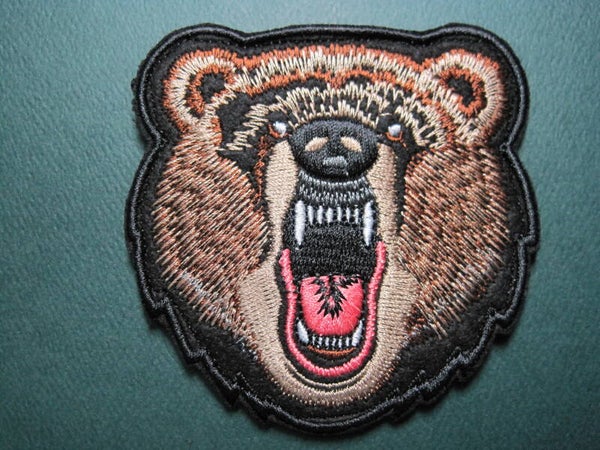 GRIZZLY BEAR PATCH HOOK BACK