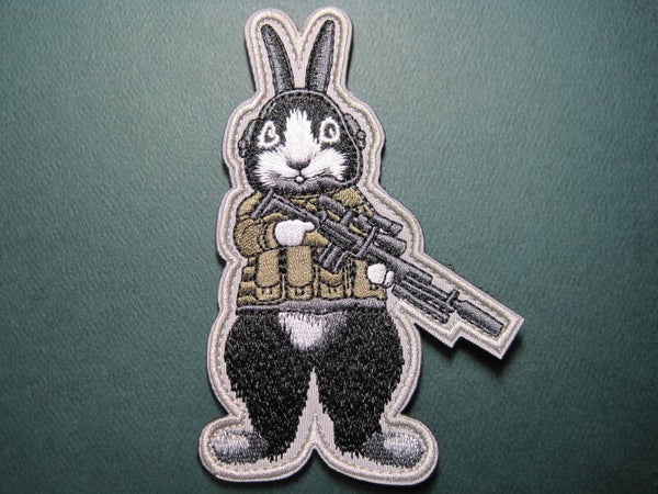 CAT SHIT ONE TACTICAL RABBIT PATCH EARS UP HOOK BACK