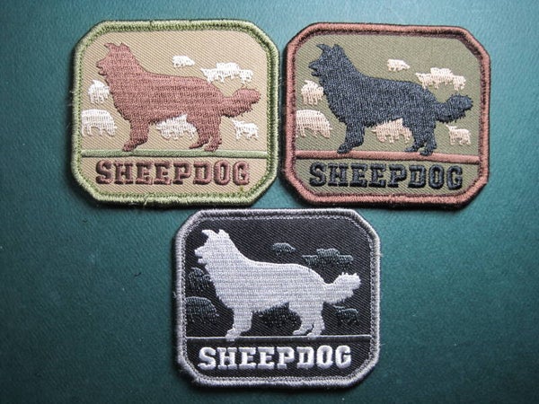 SHEEPDOG LE MORALE PATCH COLOR CHOICE HOOK BACK