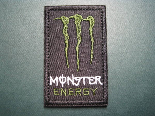 MONSTER ENERGY DRINK MORALE PATCH HOOK BACK