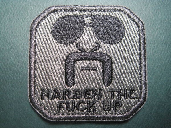"HARDEN THE FUCK UP" MORALE PATCH HOOK BACK