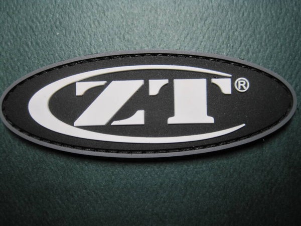 ZT KNIFE PVC RUBBER PATCH 3.25 X 1.25 INCH HOOK BACK
