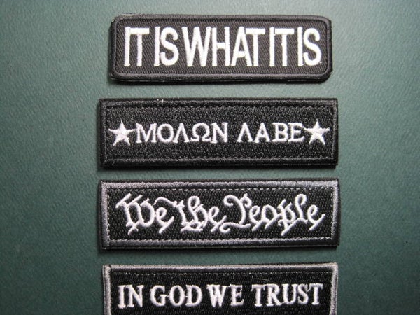 ASSORTED HAT / UNIFORM TAB PATCH (CHOICE) HOOK BACK