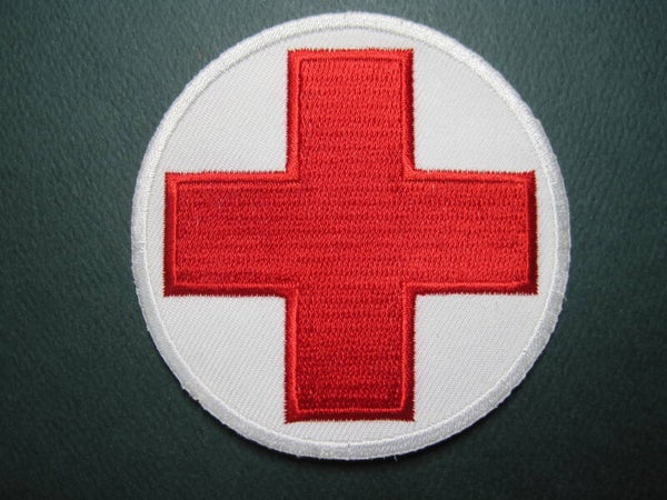 MEDIC "RED CROSS" PATCH, CHOICE, IRON ON or SEW ON