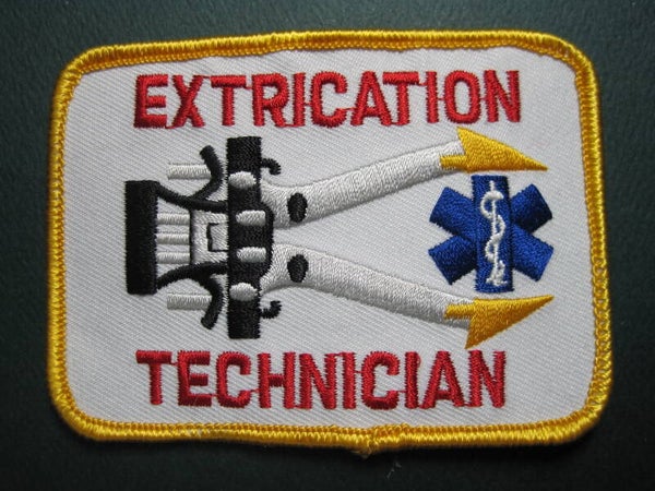 "JAWS OF LIFE" EXTRICATION TECH. PATCH, EMBROIDERY, SEW ON