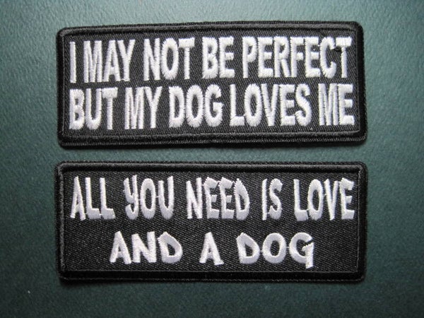 DOG LOVER PATCHES, ASSORTED, YOUR CHOICE, LOOK! IRON ON