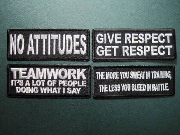 TEAMWORK PATCHES ASSORTED, YOUR CHOICE, LOOK! IRON ON