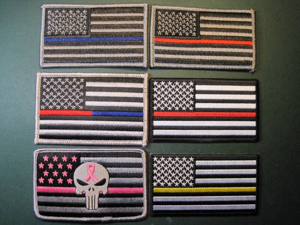 U.S. SERVICE FLAG PATCH, REG, ASSORTED, YOUR CHOICE, LOOK! SEW ON