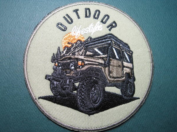 JEEP "OUTDOOR" PATCH HOOK BACK