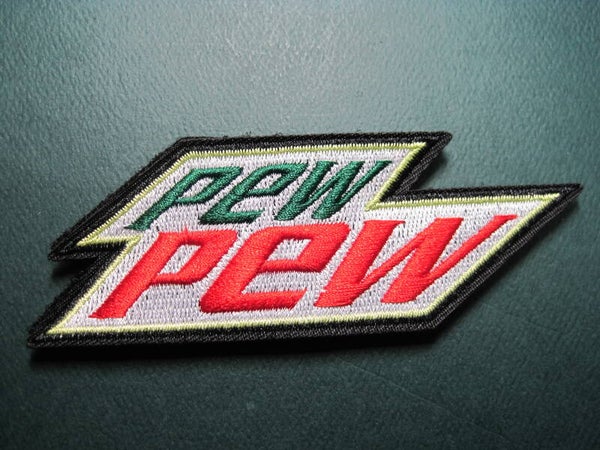 PEW PEW SHOOTER MORALE PATCH HOOK BACK