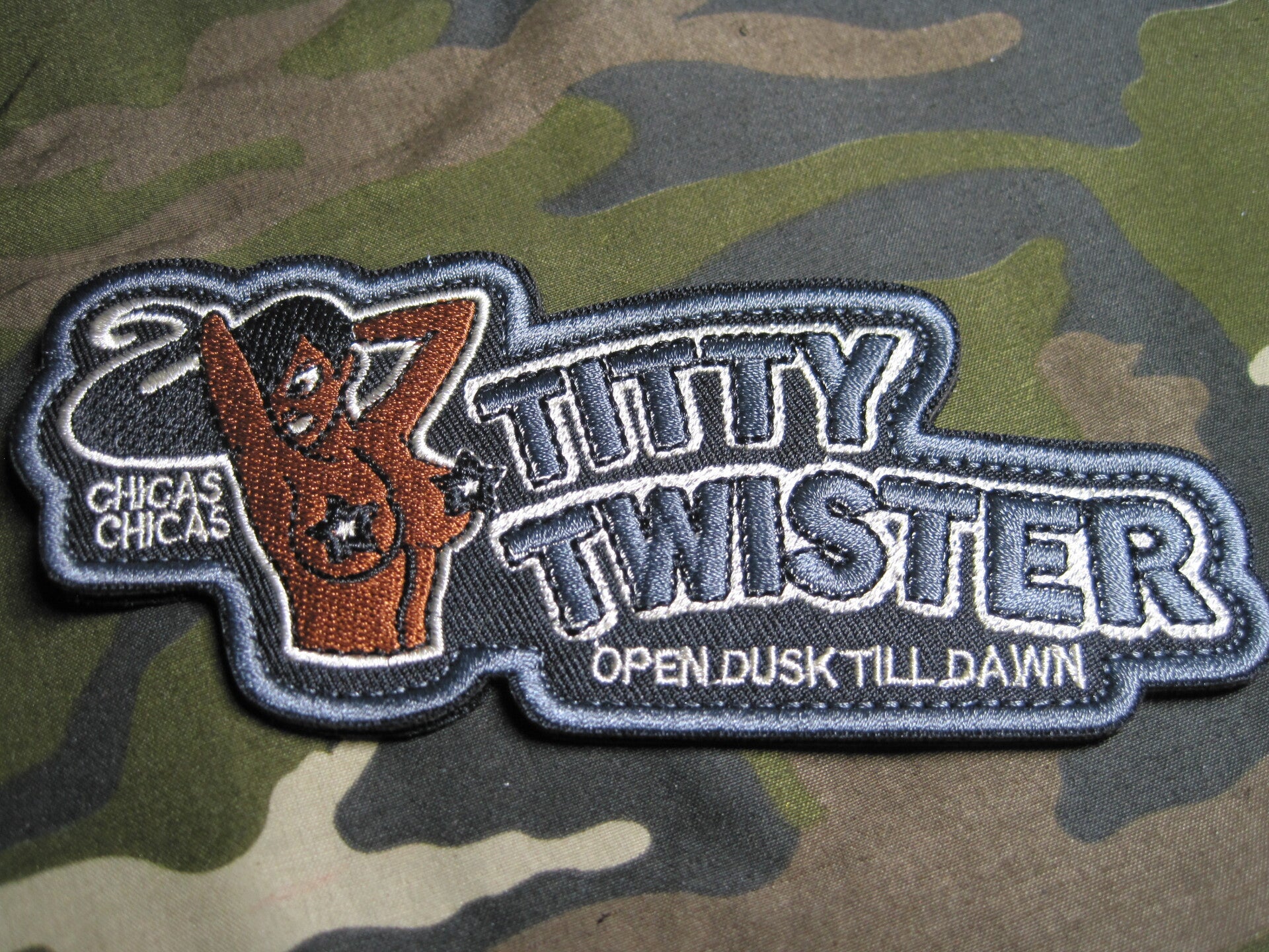 TITTY TWISTER BROWN SUGER MORALE PATCH HOOK BACK