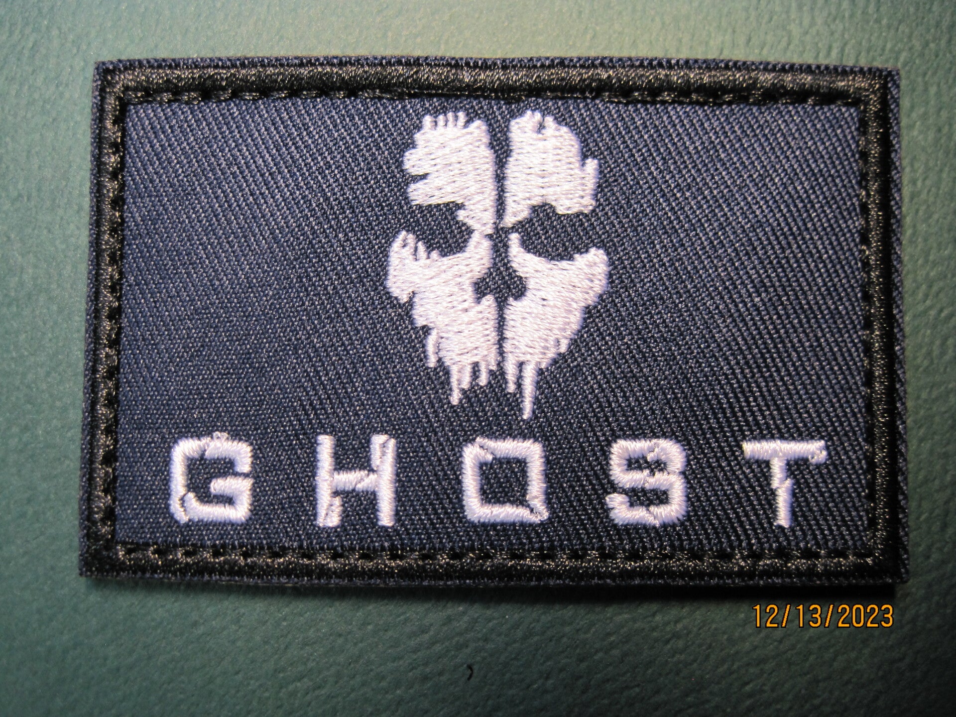 GHOST MORALE PATCH HOOK BACK