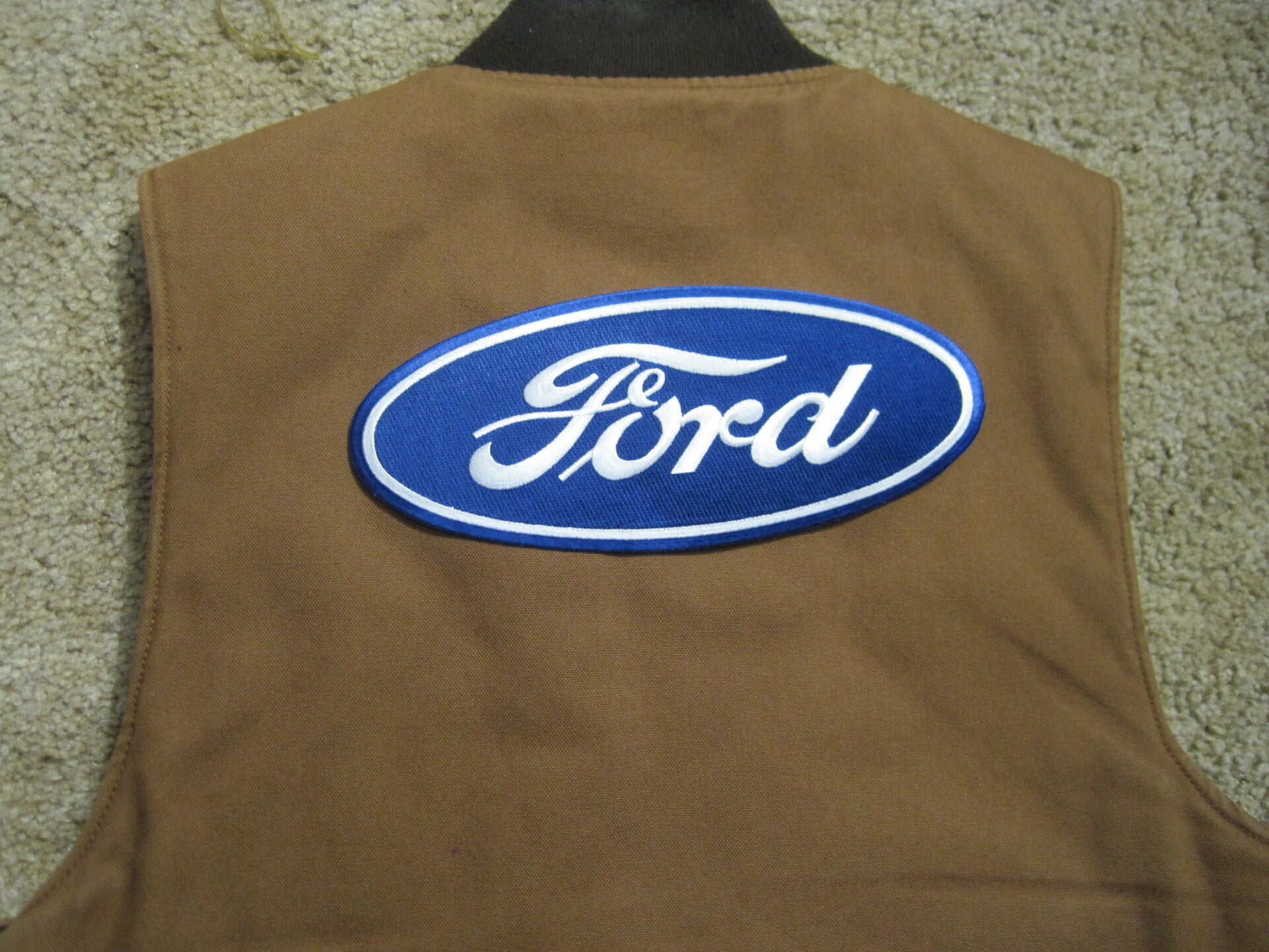 FORD BACK PATCH BLUE LARGE IRON ON / SEW ON