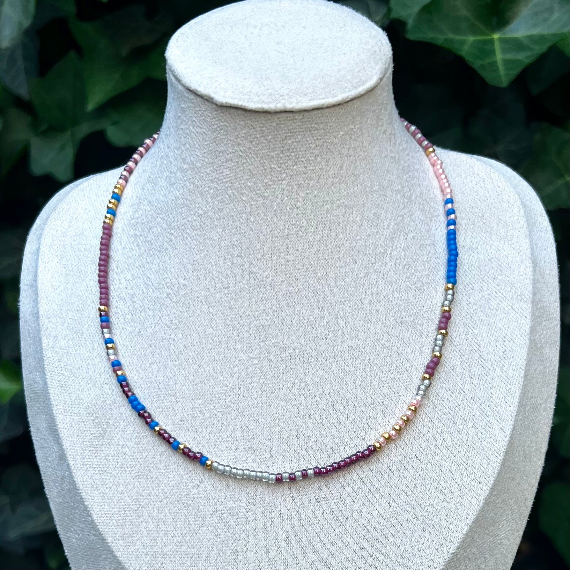 kettingen - zomercollectie/donkerblauw