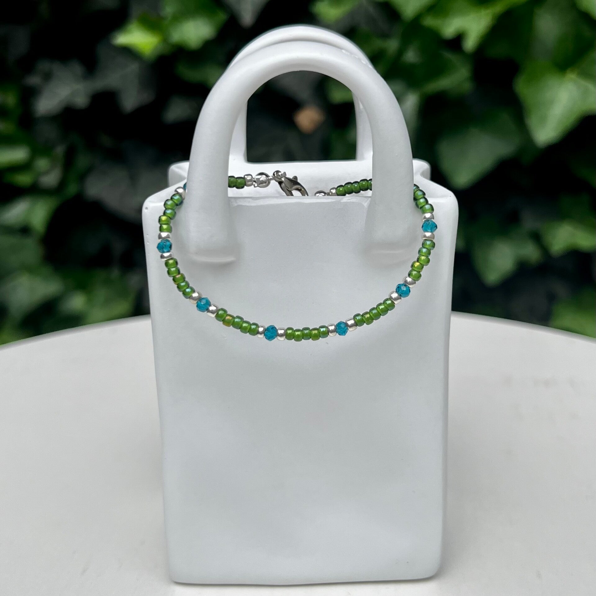 armbanden - zomercollectie/groen-blauw