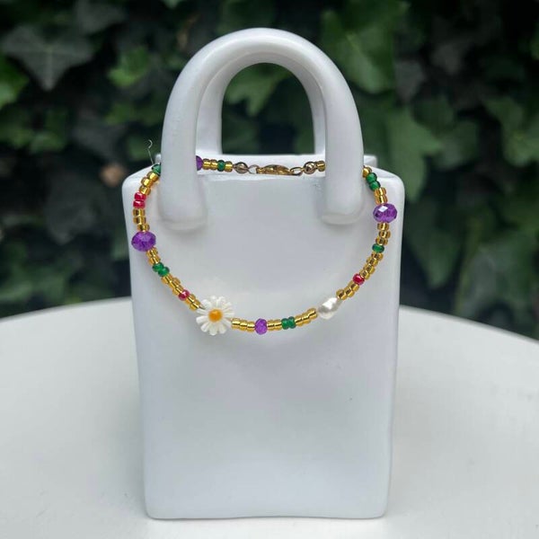 armbanden - timeless/bloemen multi